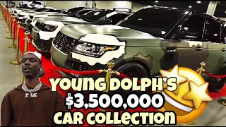 YOUNG DOLPH'S $3,500,000 CAR COLLECTION | LAMBORGHINI URUS, DEMON, G-WAGON, C8, TRACKHAWK.......