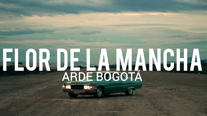 Arde Bogotá - Flor de la Mancha // LYRIC/LETRA