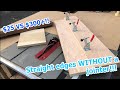 DIY Jointer Sled! Perfectly straight boards without the need of a jointer!