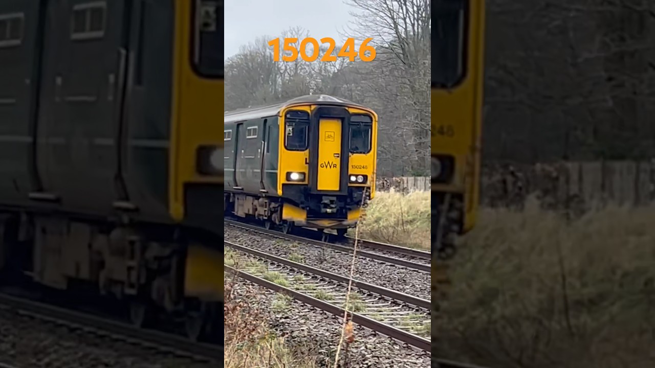 GWR class 150 passing respryn. 