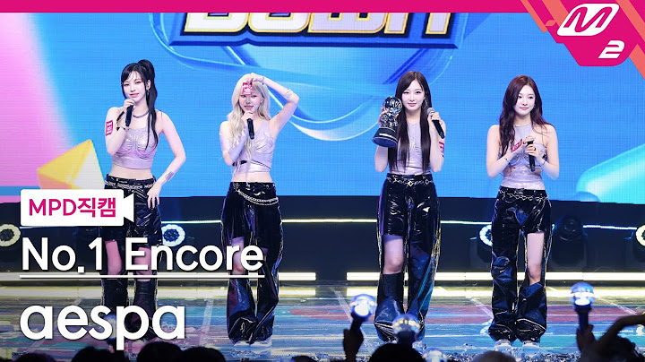 [MPD직캠] 에스파 1위 앵콜 직캠 4K 'Supernova' (aespa FanCam No.1 Encore) | @MCOUNTDOWN_2024.5.23