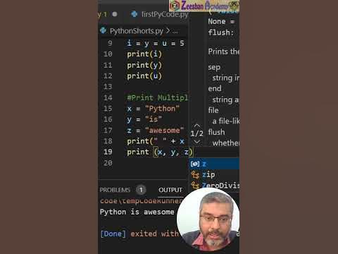 Python Shorts 11: Using comma to print variables #python #coding # ...