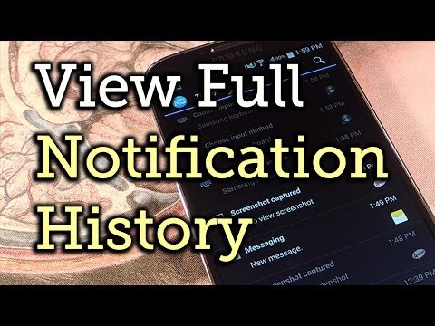 Save & Search Through Your Notification History - Samsung Galaxy S4 [How-To]