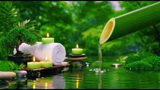 Deep Healing, Meditation, Mind Body and Deep Sleep🌿Relaxing Sleep Music + Bamboo Water Sounds