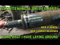 2009 F750 PT 8 BUILDING A 3 PIECE DRIVESHAFT FROM SCRAP! PLUS NEW JOINTS & BEARINGS!