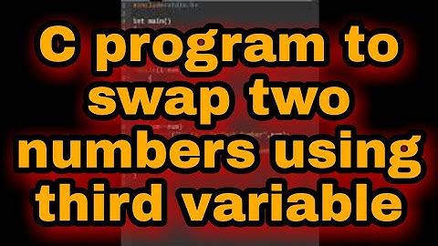 C program to swap two numbers using third variable | #shorts #reels #code #coder #coding