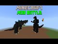 Mobzilla(Berg210) Vs Godzilla(KMTRAGER) - Minecraft Mob Battle 