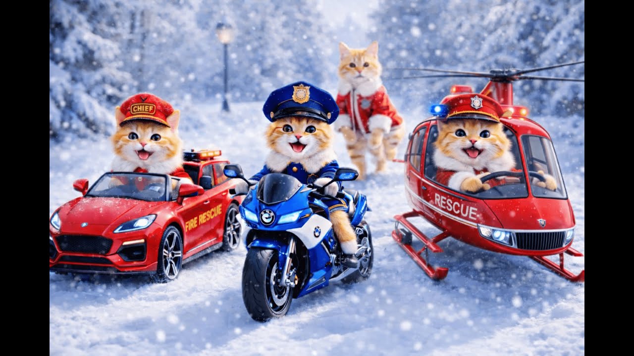 Mama Cat Trims Fur on the Farm and Makes Tiger Hat For Kittens At Home🐾🎩🐯