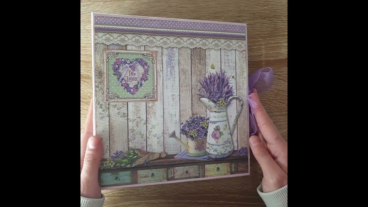 [VENDU] Album photo Provence de Stamperia Scrapbooking