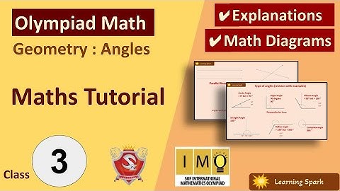 Geometry - Angles | Math Tutorial for Class 3 | SOF IMO | Silverzone | CBSE | ICSE