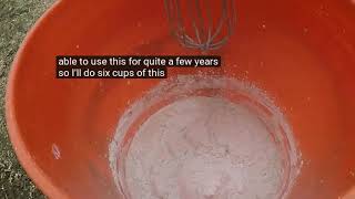 White Wash With Six Cups Of Hydrated Lime Powder 2C Iodated Sea Salt One Gallon Warm Water