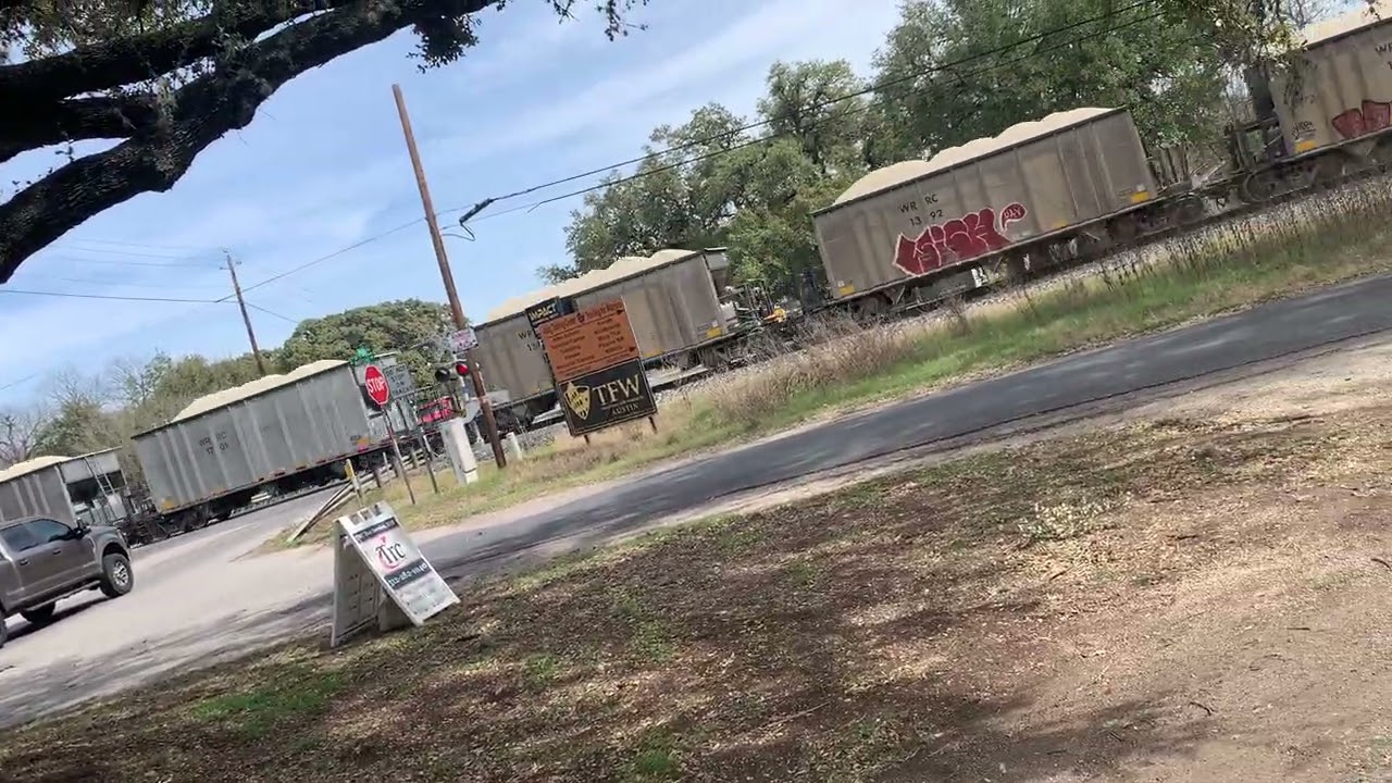 Northbound Union Pacific rock train at fm 1626 in South Austin Texas on 2/25/26