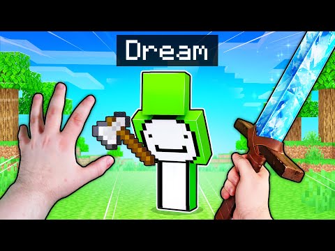 Realistic Minecraft - REAL STEVE vs DREAM!