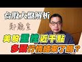 美股重挫近千點  多頭行情結束了嗎？【20200906】鄭廳宜台股大盤分析📈#台股#美股#美股跳水#川普#崩盤#定存股#金融股#第一金