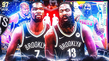USING GALAXY OPAL KEVIN DURANT + JAMES HARDEN AS A DUO IN NBA 2k21 MyTEAM! UNSTOPPABLE OFFENSE!