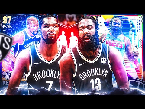 USING GALAXY OPAL KEVIN DURANT + JAMES HARDEN AS A DUO IN NBA 2k21 MyTEAM! UNSTOPPABLE OFFENSE!