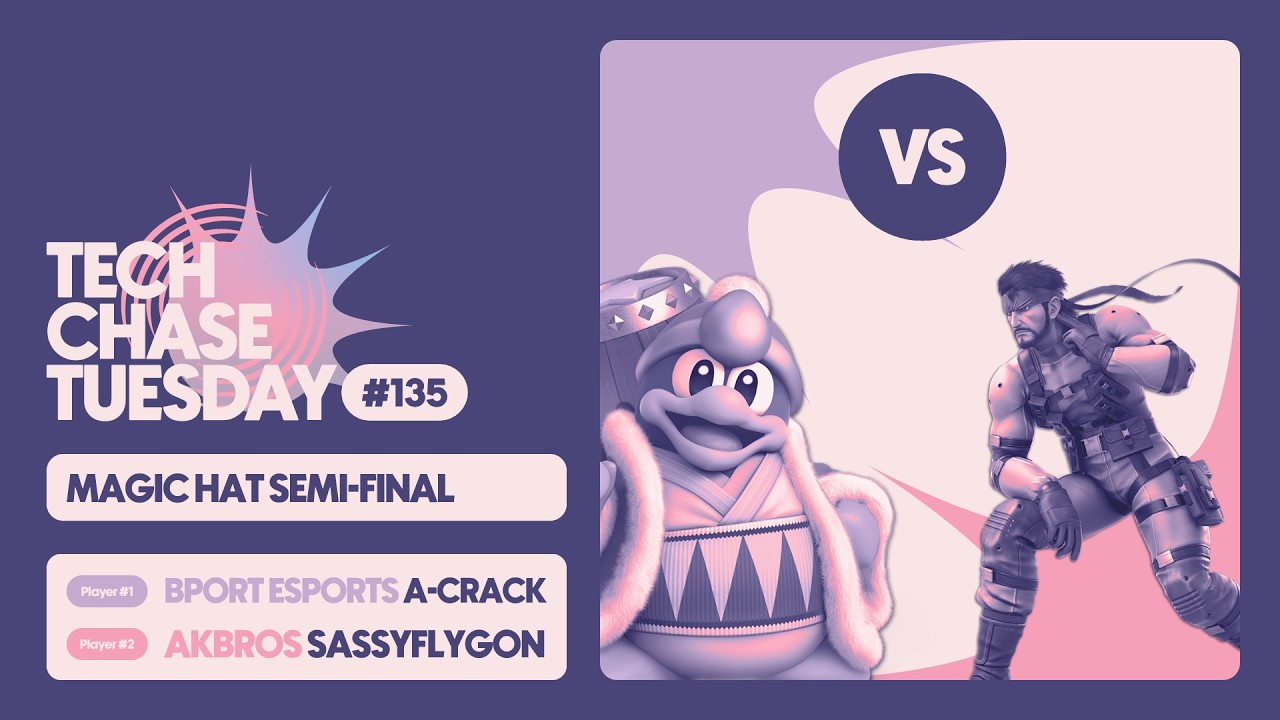 Bport Esports | A-Crack vs Akbros | SassyFlygon | Magic Hat Semis | Tech Chase Tuesday 135