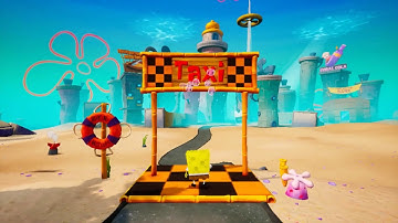 SpongeBob Battle for Bikini Bottom Rehydrated - Walkthrough Part 3 - Downtown Bikini Bottom (Switch)