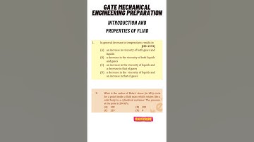 𝐆𝐚𝐭𝐞 𝐦𝐞𝐜𝐡𝐚𝐧𝐢𝐜𝐚𝐥 𝐞𝐧𝐠𝐠..𝟐𝟎𝟐𝟒:𝐅𝐥𝐮𝐢𝐝 𝐦𝐞𝐜𝐡𝐚𝐧𝐢𝐜𝐬_𝐏𝐫𝐨𝐩𝐞𝐫𝐭𝐢𝐞𝐬 𝐨𝐟 𝐟𝐥𝐮𝐢𝐝 #gateexam #isro2023 #shorts