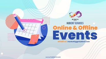 Hubient Services Online & Offline Events