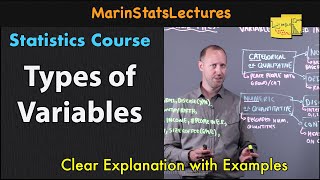 Variables and Types of Variables | Statistics Tutorial | MarinStatsLectures