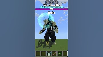 Wardenzilla Vs Nuke #mobbattle #mcpe #addon #shorts