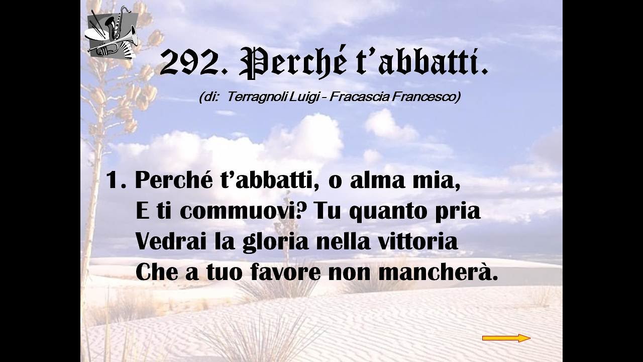 292. Perché t’abbatti (di: Terragnoli Luigi - Fracascia Francesco).
