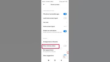 Xiaomi Redmi Note 11 you need know I How to Display Memory status #shorts