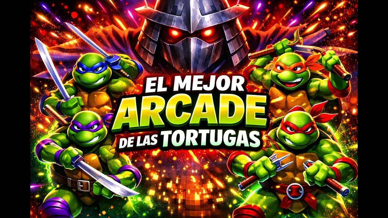 🔥 TMNT Turtles in Time Arcade – El Beat’em Up que MARCÓ UNA GENERACIÓN