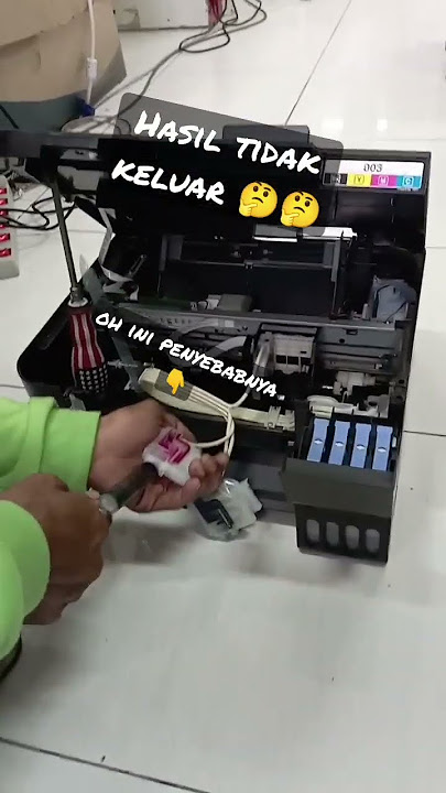 cara mengatasi tinta tidak keluar printer epson l1110 #shorts #jackarif @jackarif