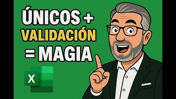 Validación de lista en Excel con valores únicos (¡automático!)