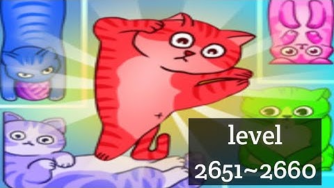 Puzzle Cats - level 2651~2660  Solve 