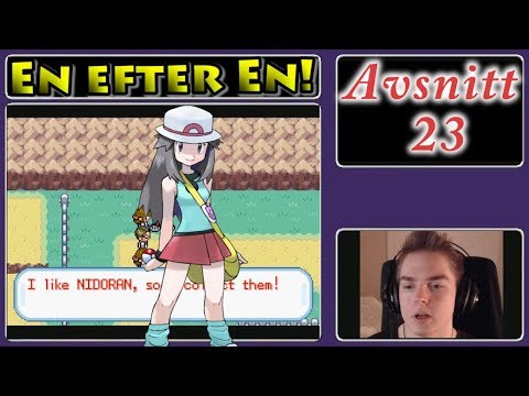 Let's Play Pokémon FireRed Version - En efter en! - Avsnitt 23