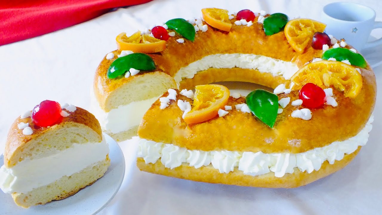 ROSCÓN DE REYES 🤴 Fácil y Delicioso SIN MASA MADRE con Harina Normal