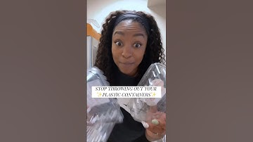 Stop throwing out your plastic produce containers #zerowaste #sustainability #ecofriendly #kitchen