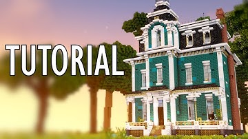 Tutorial: Minecraft Victorian House #howtobuild