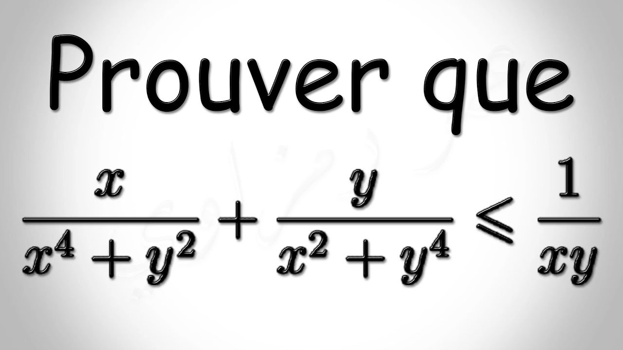 Tronc commun SC ensembles de nombres exo 6 inégalité difficile