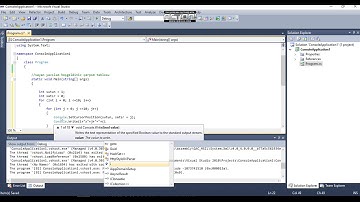 c# consolda çarpım tablosu yapma