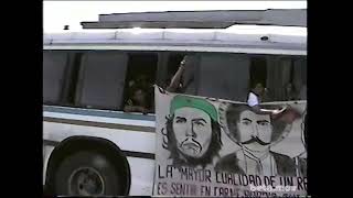 EZLN en Calzada de la Viga rumbo al Zócalo, 2001