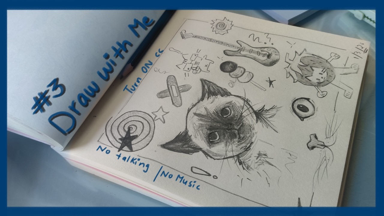 ☆ Draw with me ☆ | 30 mins | light bgm | Turn on CC