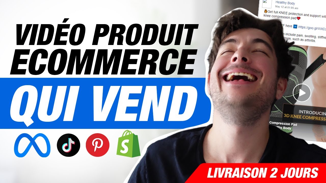 créer votre vidéo produit vendeuse pour votre publicité en eCommerce ou Dropshipping