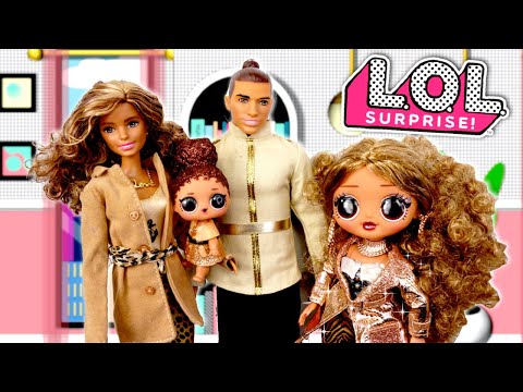 Barbie LOL Family Morning Routine DA Boss Doll - School Rumors & Sister Drama