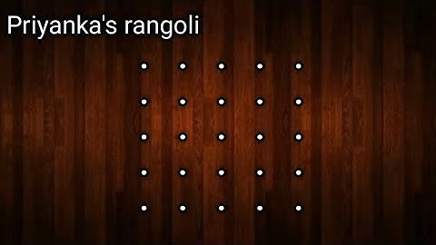 Very Easy Beginners 5 to 5 Dots Rangoli Kolam Design #rangoli #dotsrangoli #shots #simple #beginners