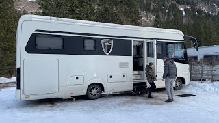 Camping in South Tyrol at over 1500m altitude, 3 Zinnen ski, access to Caravanpark Sexten
