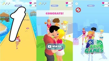 Makeover Run Gameplay Walkthrough #1 (Android, IOS)