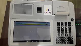 How to update new version of oasys pos device  mantra & rd services