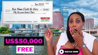Get $50,000 Free To Start Or Grow Your Side Hustle Or Business  Apply For The Rockstar Grant TODAY!