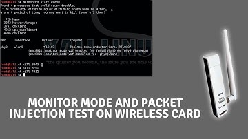 Monitor mode and packet injection test on wireless card-wifi hacking series#3-Tamil