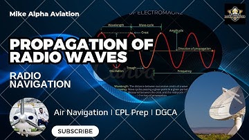 Propagation of Radio Waves | Radio Navigation | #dgcaexams #cpl #pilottraining #navigation 