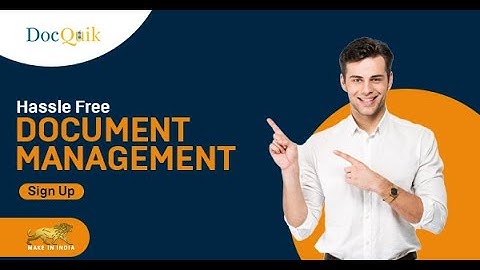 #Docquik - AI Cloud Based #DMS System